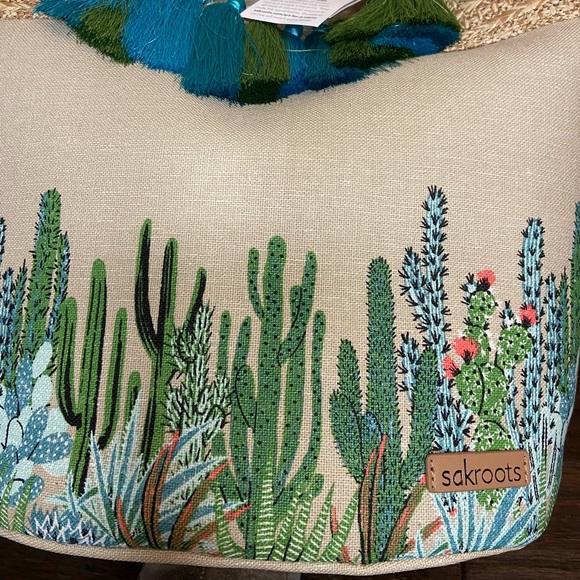 Sakroots Artist Circle Lola Beach Bag Natural Mojave Mirage. New with tags! - Picture 4 of 7